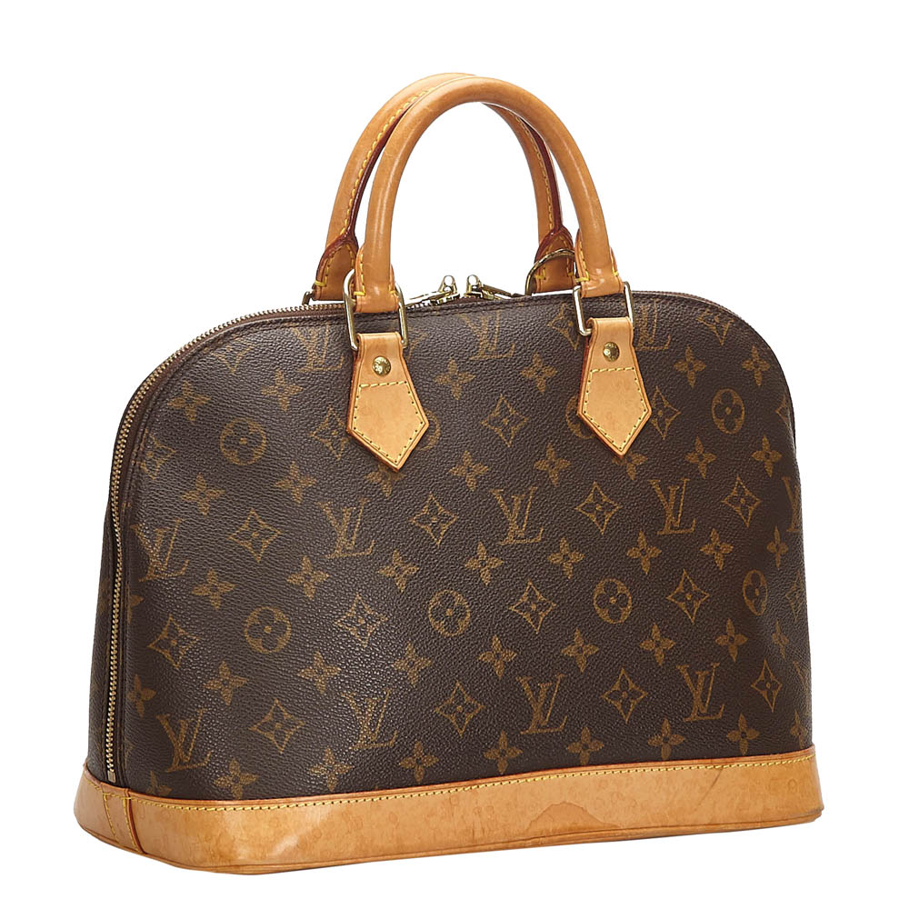 

Louis Vuitton Monogram Canvas Alma PM Bag, Brown
