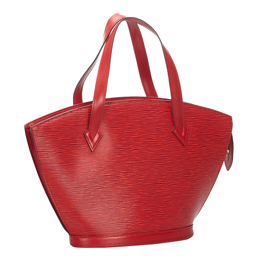 

Louis Vuitton Red Epi Leather Saint Jacques Short Strap PM Bag