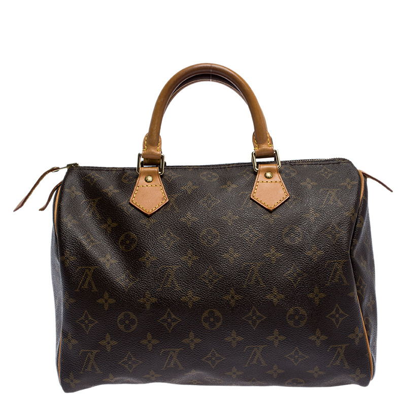 Pre Owned Louis Vuitton Monogram Canvas Speedy 30 Bag