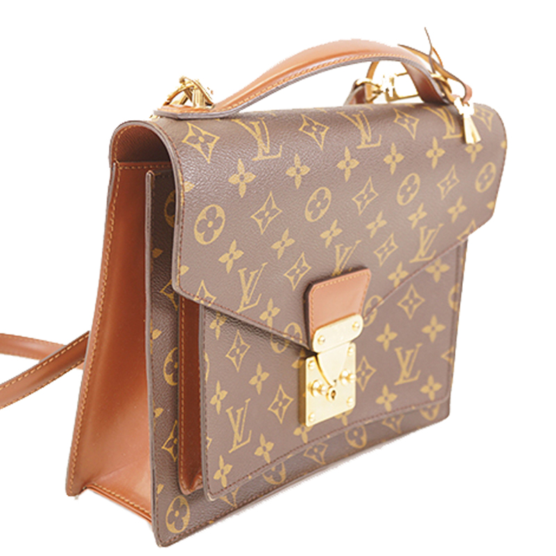 

Louis Vuitton Monogram Canvas Monceau Bag, Brown