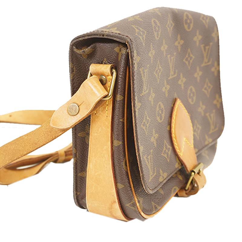 

Louis Vuitton Monogram Canvas Cartouchiere Bag, Brown