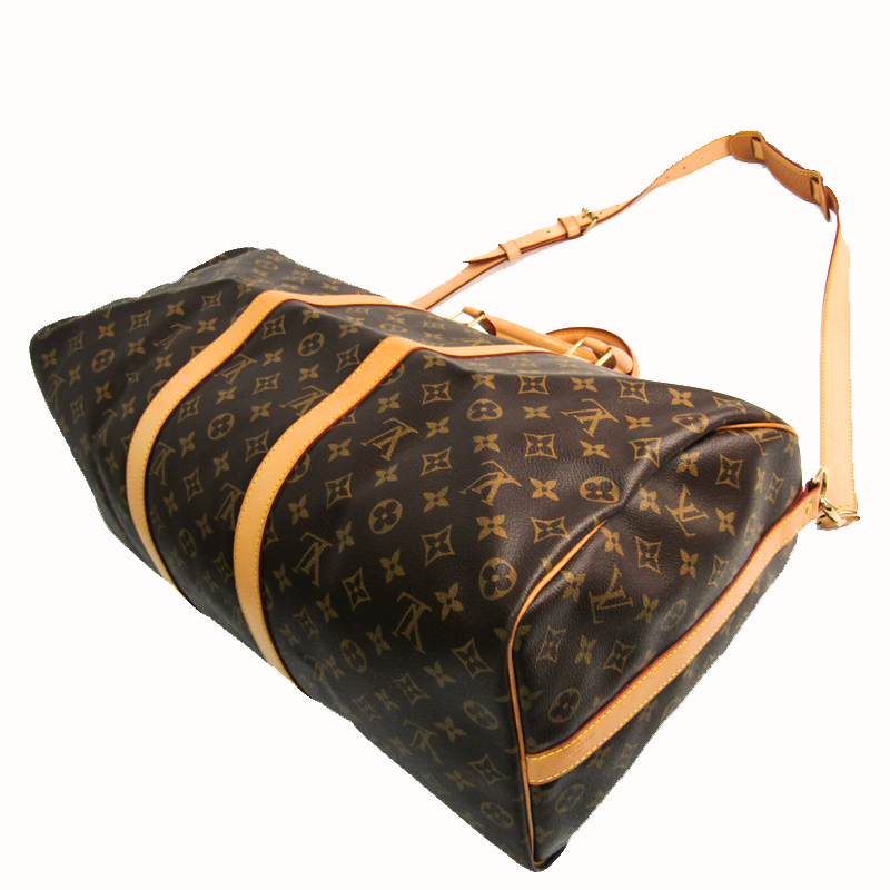

Louis Vuitton Monogram Canvas Keepall Bandouliere 50 Bag, Brown