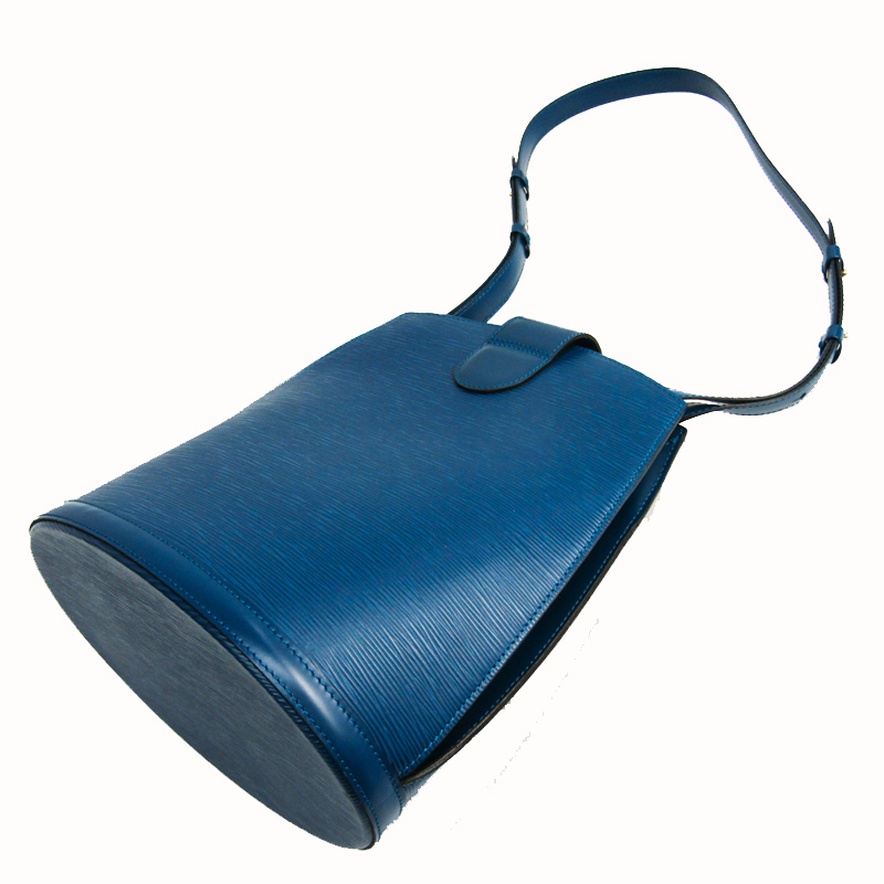 

Louis Vuitton Toledo Blue Epi Leather Cluny Bag