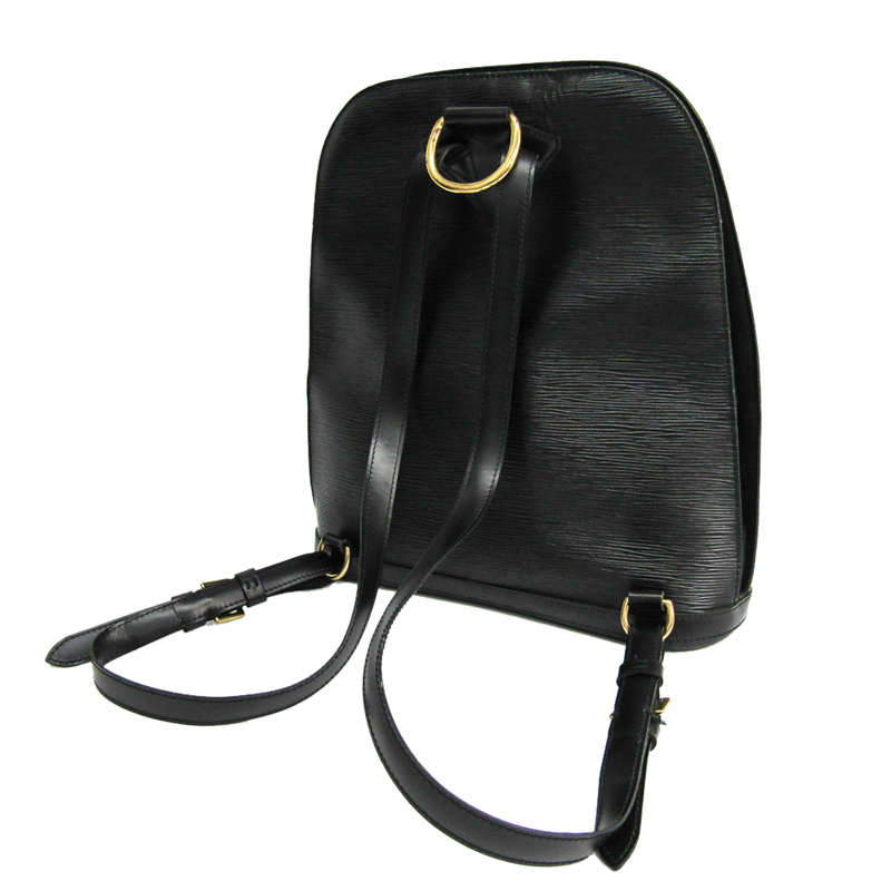 

Louis Vuitton Noir Epi Leather Gobelins Backpack, Black