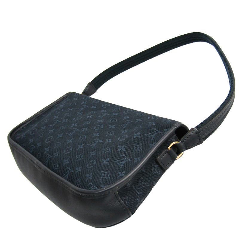 

Louis Vuitton Blue Monogram Mini Lin Marjorie Shoulder Bag