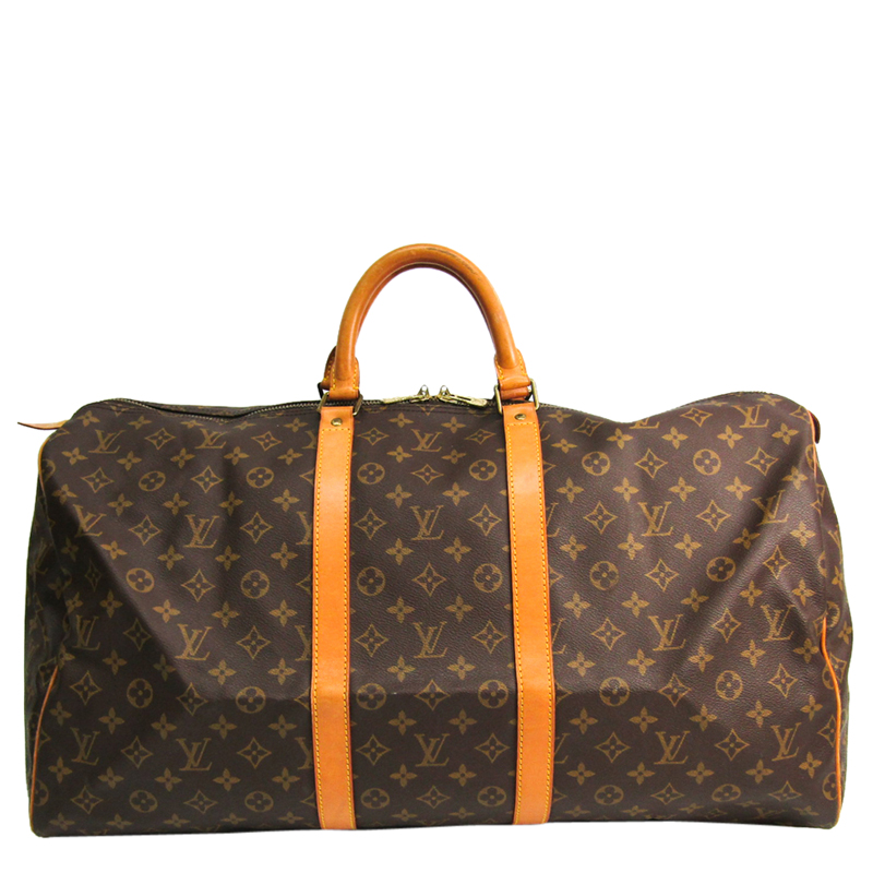 Pre Owned Louis Vuitton Monogram Canvas Keepall  55 Bag