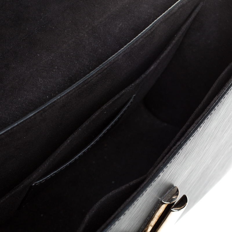E2304701 Louis Vuitton Twist Wallet Black Epi GJQH8QB CALI 102423