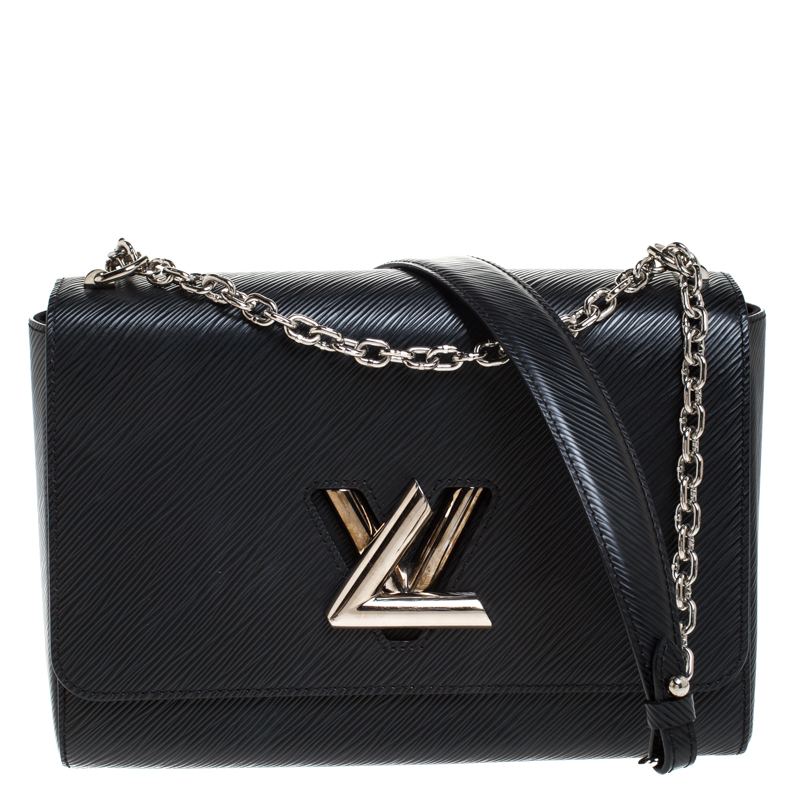 Twist leather crossbody bag Louis Vuitton Black in Leather - 32294689