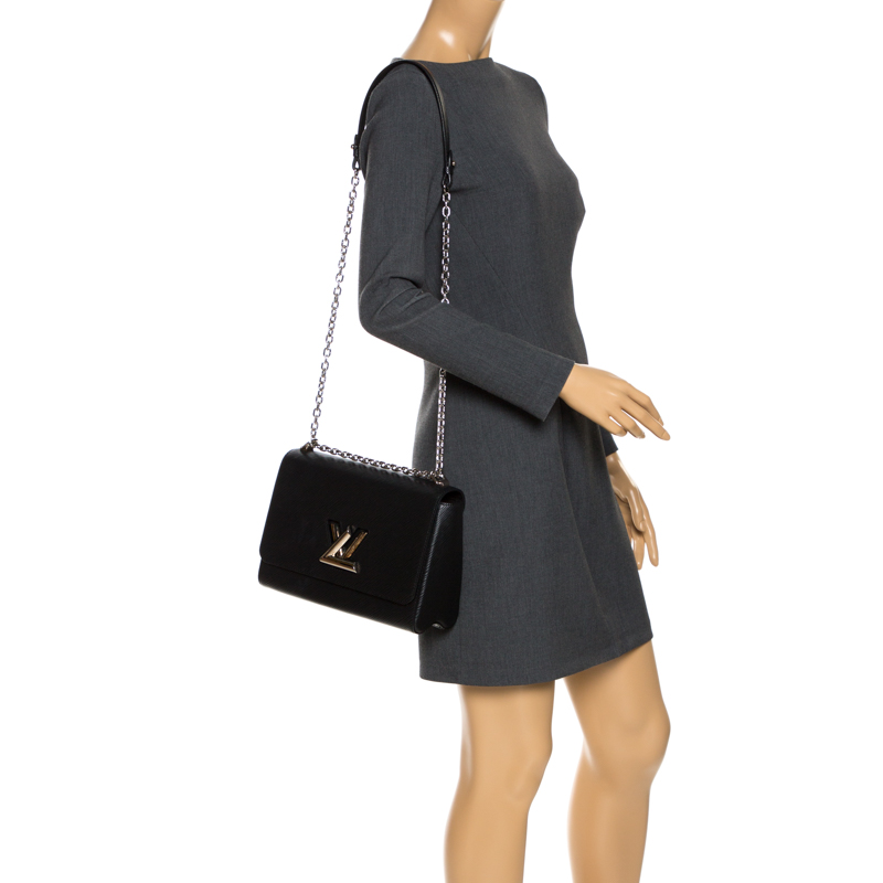 

Louis Vuitton Black Epi Leather Twist GM Bag