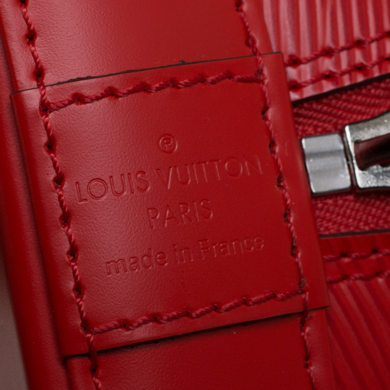 Louis Vuitton Alma PM Epi Coquelicot FL0067 With Strap RRP €1800