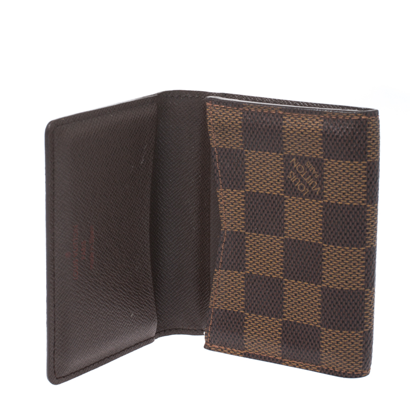 Louis Vuitton Damier Ebene Business Card Holder - A World Of Goods