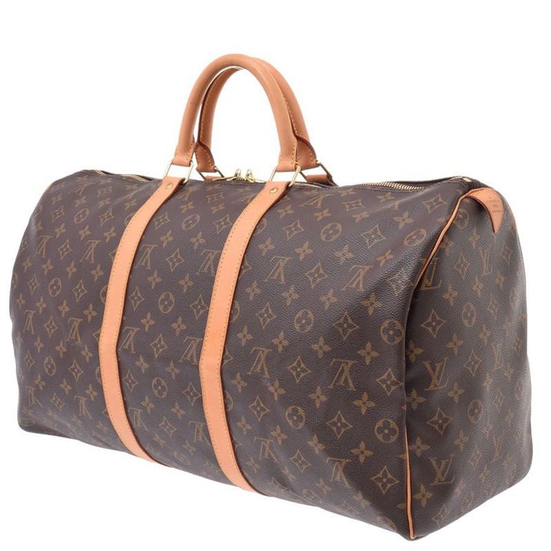 

Louis Vuitton Monogram Canvas Keepall 50 Bag, Brown