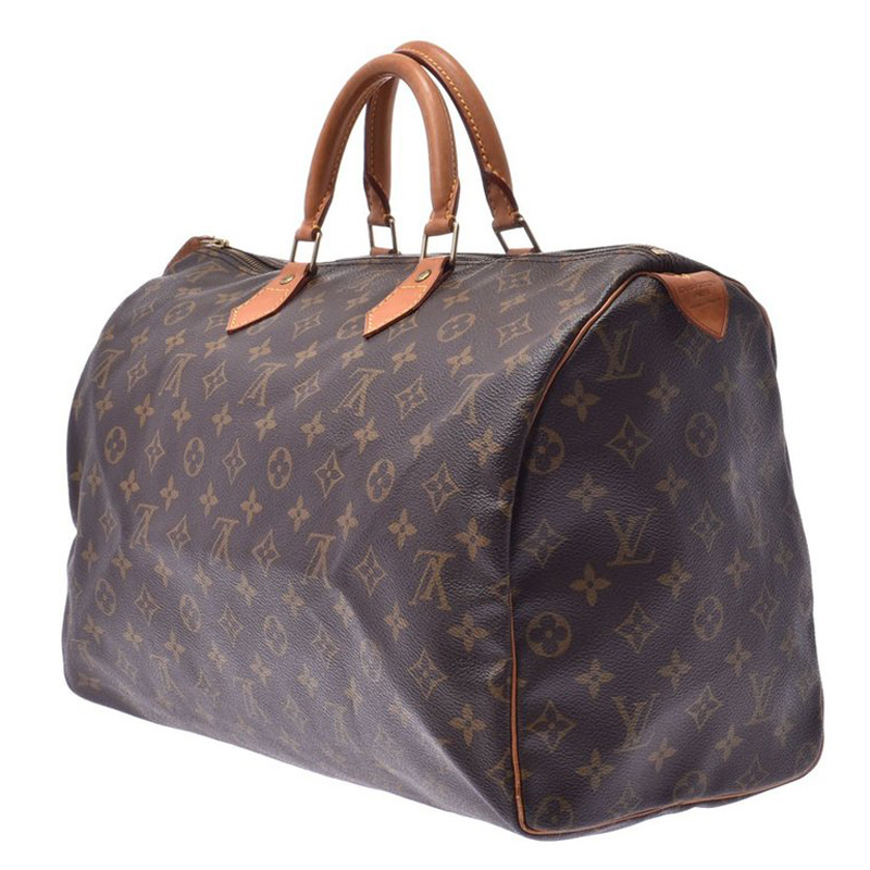 

Louis Vuitton Monogram Canvas Speedy 40 Bag, Brown