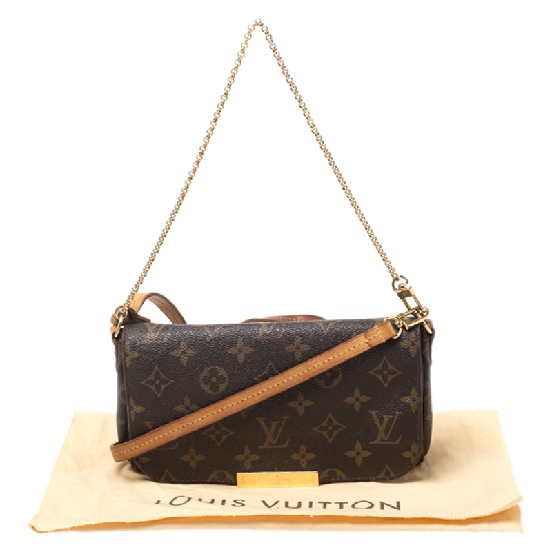 Louis Vuitton Favorite Handbag Monogram Canvas PM Brown 2260611