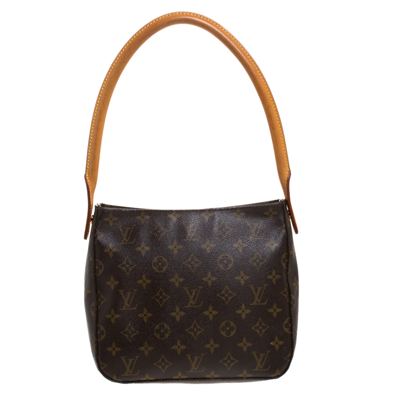 Pre Owned Louis Vuitton Monogram Canvas Looping MM Bag