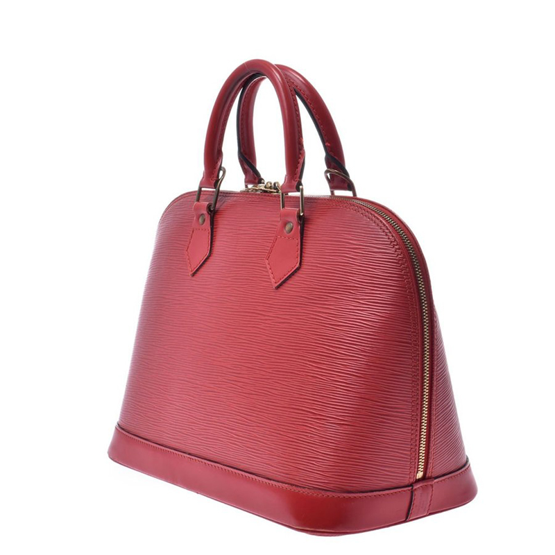 

Louis Vuitton Castillian Red Epi Leather Alma PM Bag