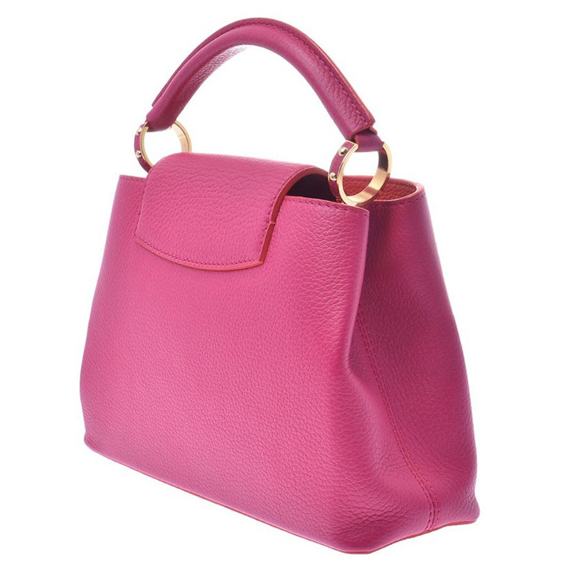 

Louis Vuitton Pink Taurillon Leather Capucines BB Bag