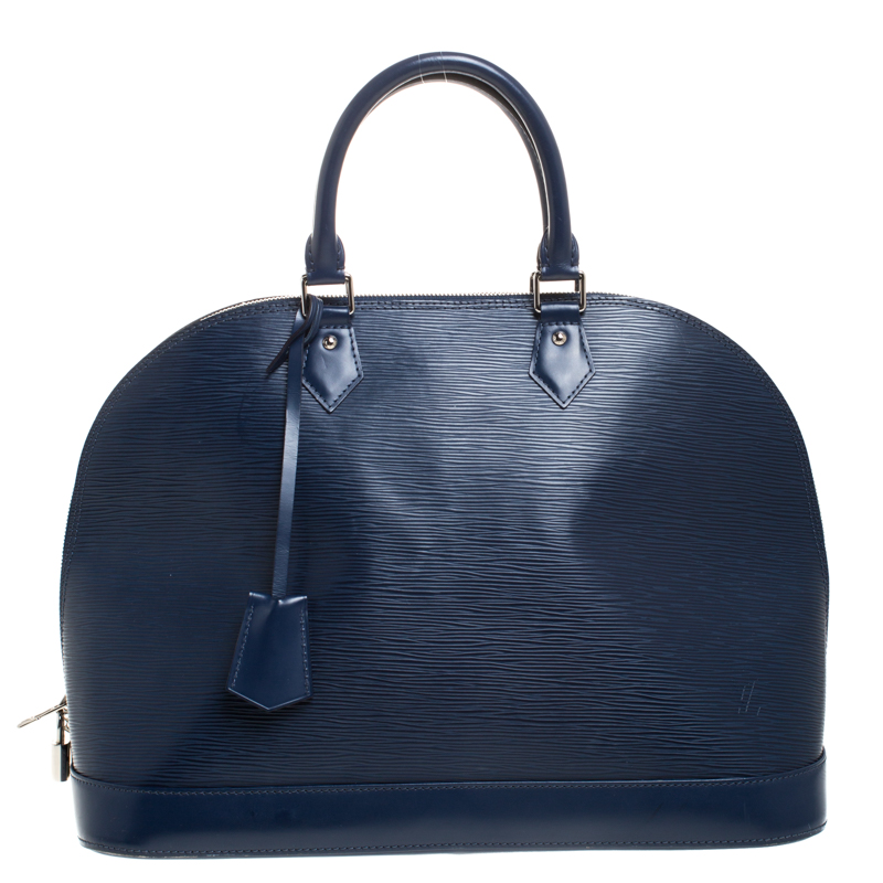 Louis Vuitton Indigo Epi Leather Alma GM Bag Louis Vuitton | TLC