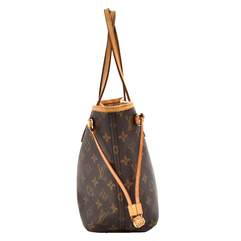 

Louis Vuitton Monogram Canvas Neverfull PM Bag, Brown