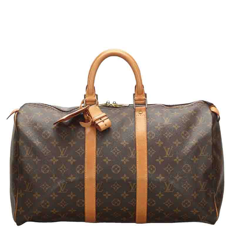 Pre Owned Louis Vuitton Monogram Canvas Keepall 45 Bag
