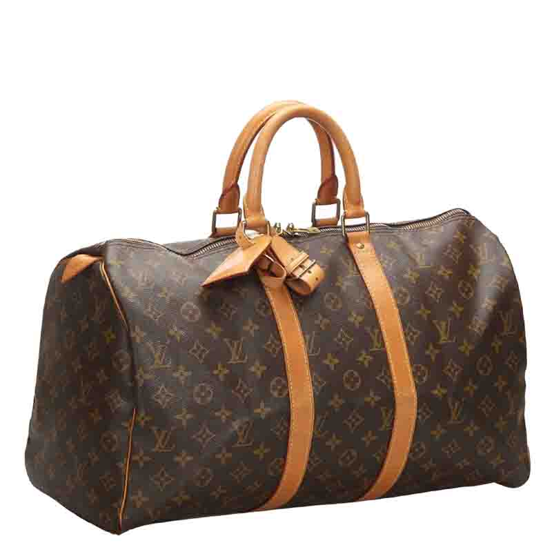 

Louis Vuitton Monogram Canvas Keepall 45 Bag, Brown