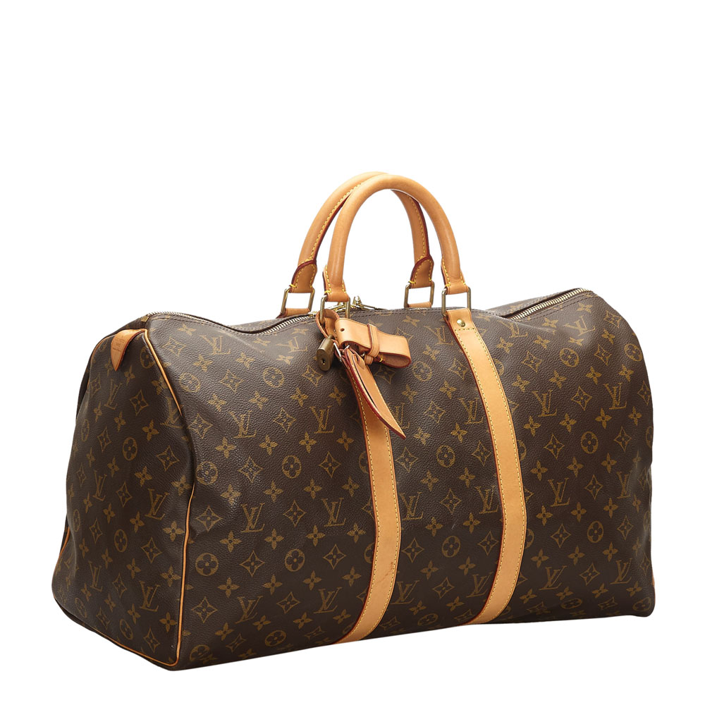 

Louis Vuitton Monogram Canvas Keepall 50 Bag, Brown