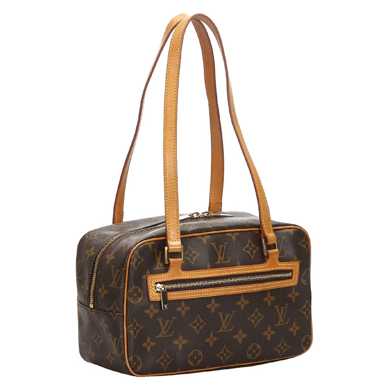

Louis Vuitton Monogram Canvas Cite MM Bag, Brown