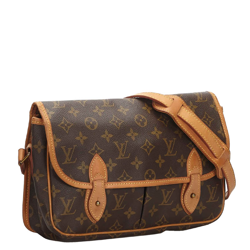 

Louis Vuitton Monogram Canvas Gibeciere MM Bag, Brown