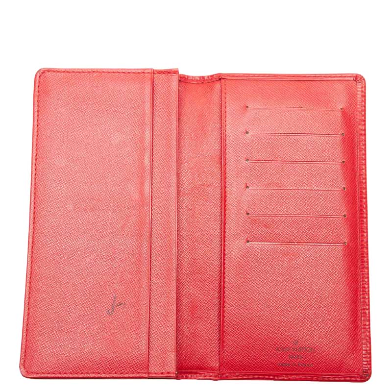 

Louis Vuitton Red Epi Leather Porte-Cartes Credit Yen Wallet