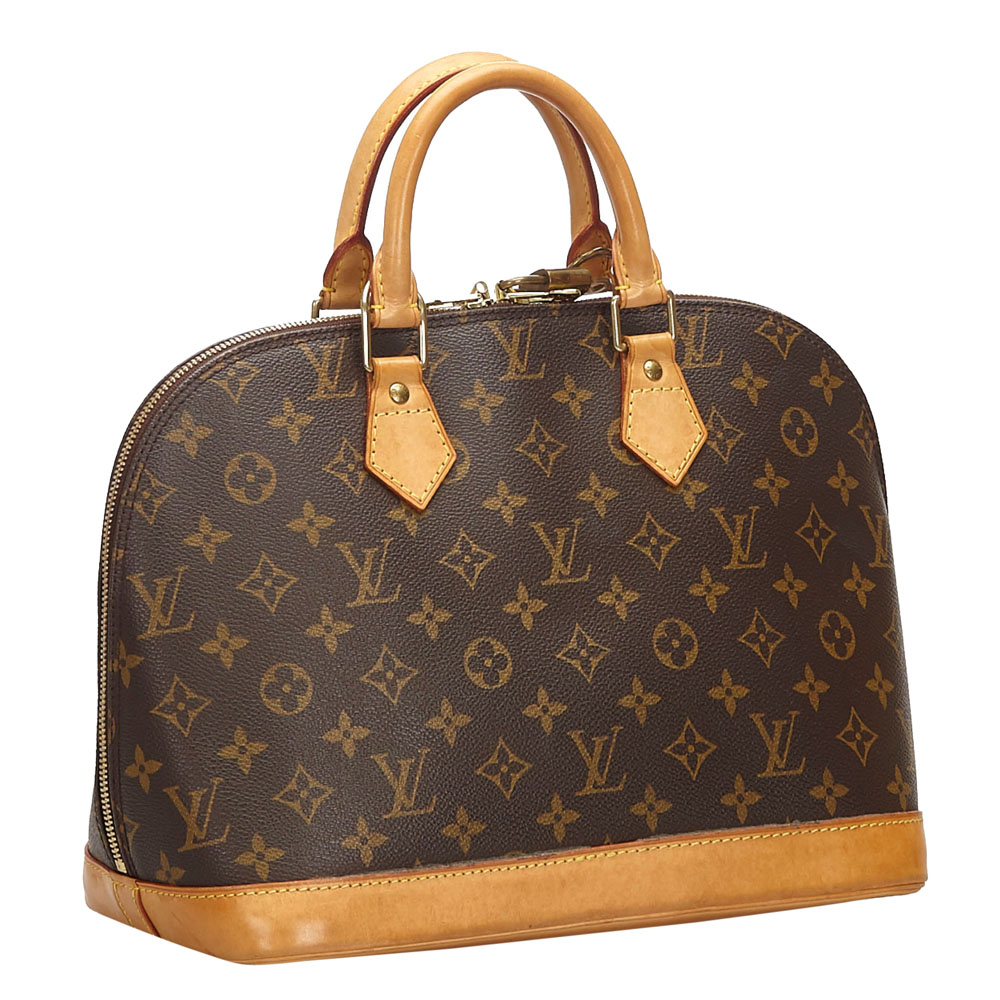 

Louis Vuitton Monogram Canvas Alma PM Bag, Brown