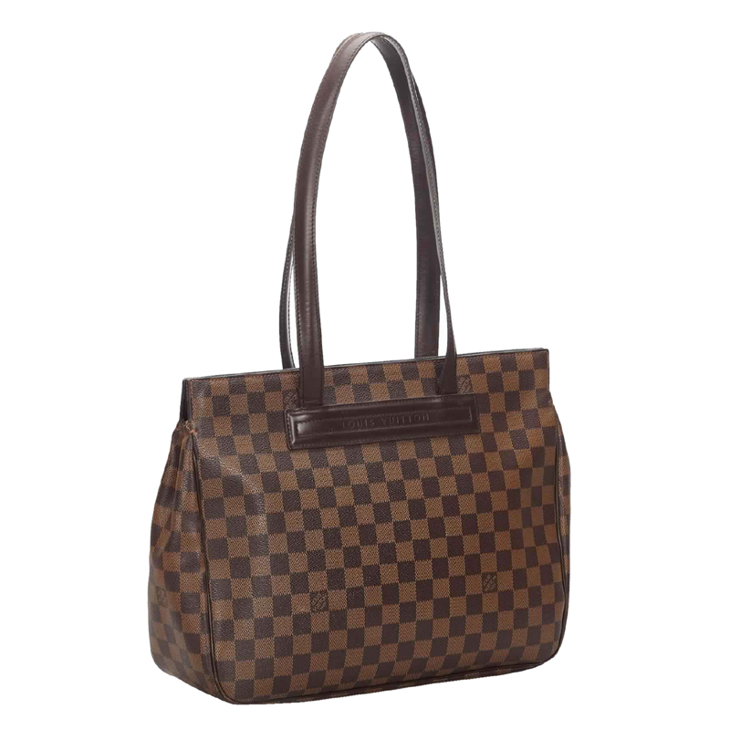 

Louis Vuitton Damier Ebene Canvas Parioli PM Bag, Brown