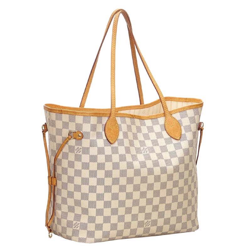 

Louis Vuitton Damier Azur Canvas Neverfull MM Bag, Blue