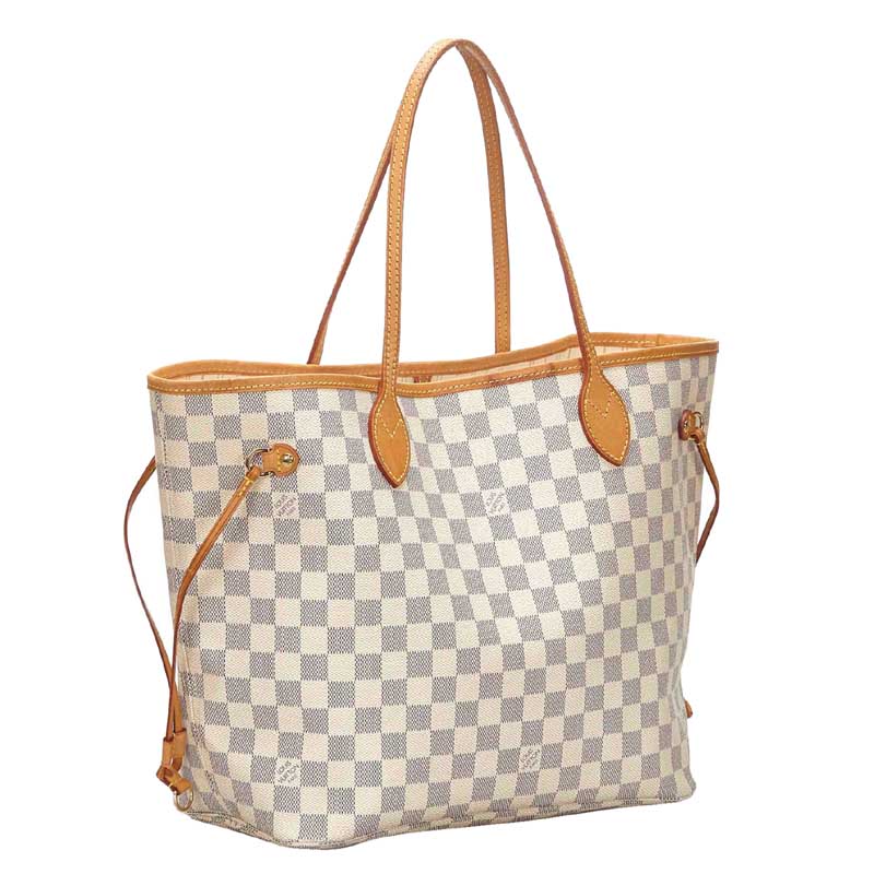 

Louis Vuitton Damier Azur Canvas Neverfull MM Bag, Blue