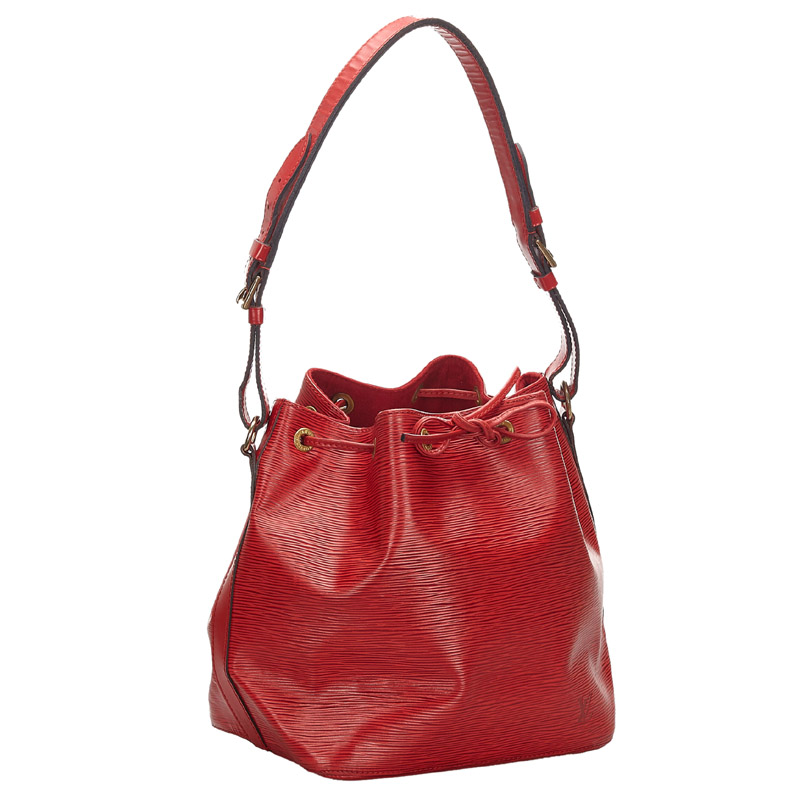 

Louis Vuitton Red Epi Leather Petit Noe Bag