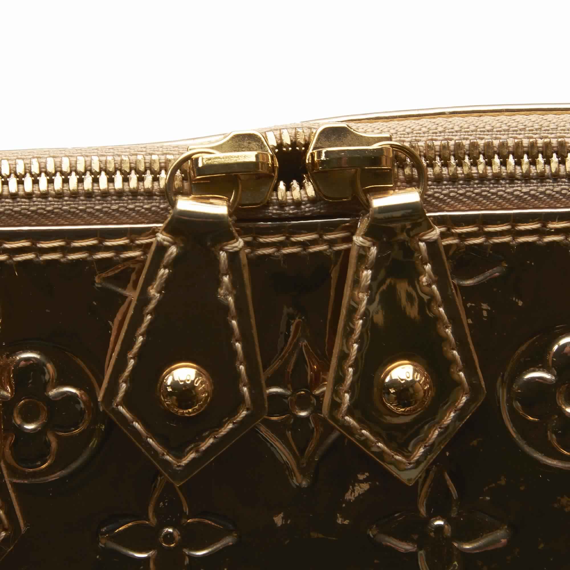 Louis Vuitton Gold Monogram Miroir Limited Edition Alma MM Bag