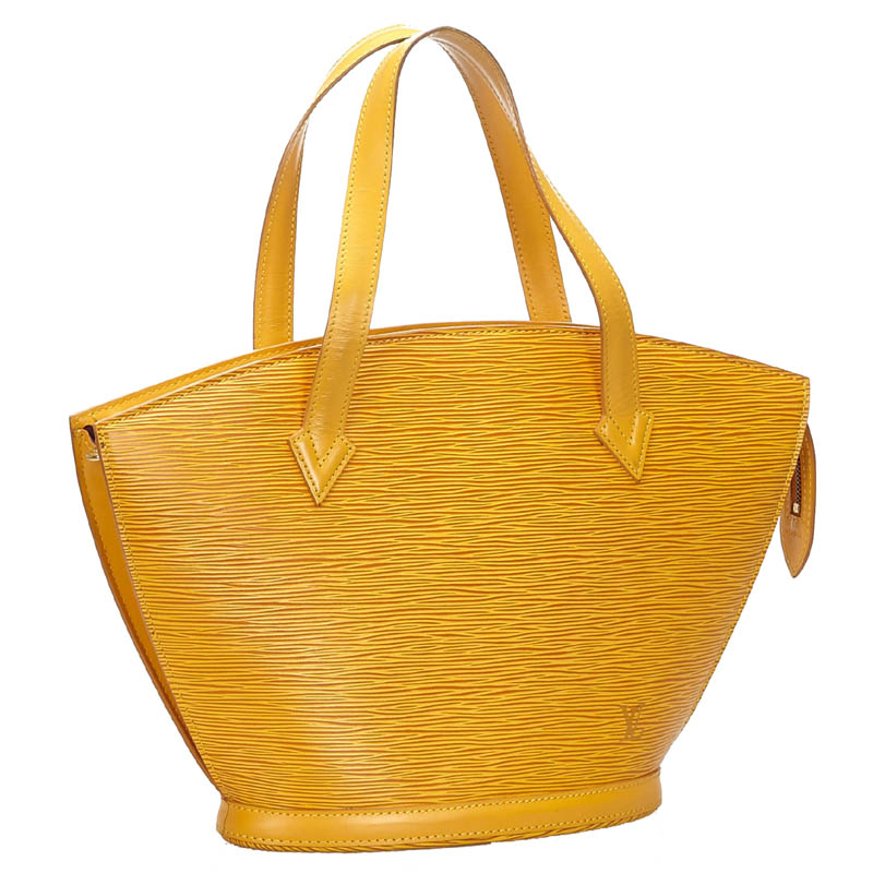 

Louis Vuitton Yellow Epi Leather Saint Jacques PM Short Strap Bag