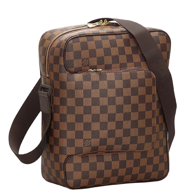 

Louis Vuitton Damier Ebene Canvas Olav MM Bag, Brown