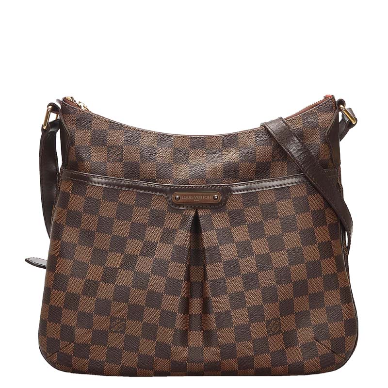 Pre-owned Louis Vuitton Damier Ebene Canvas Bloomsbury Pm Bag In Brown