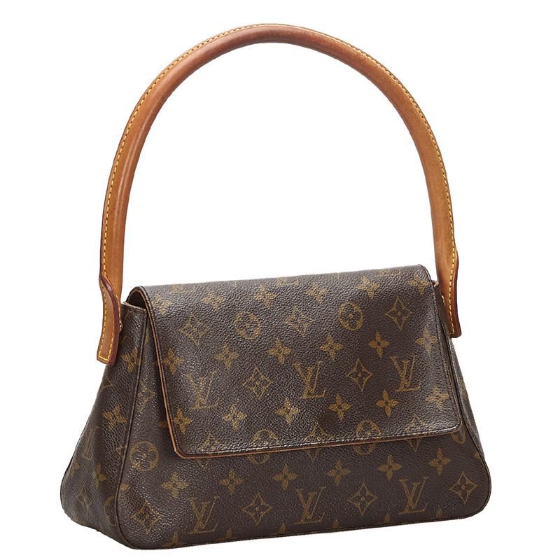 

Louis Vuitton Monogram Canvas Looping Mini Bag, Brown