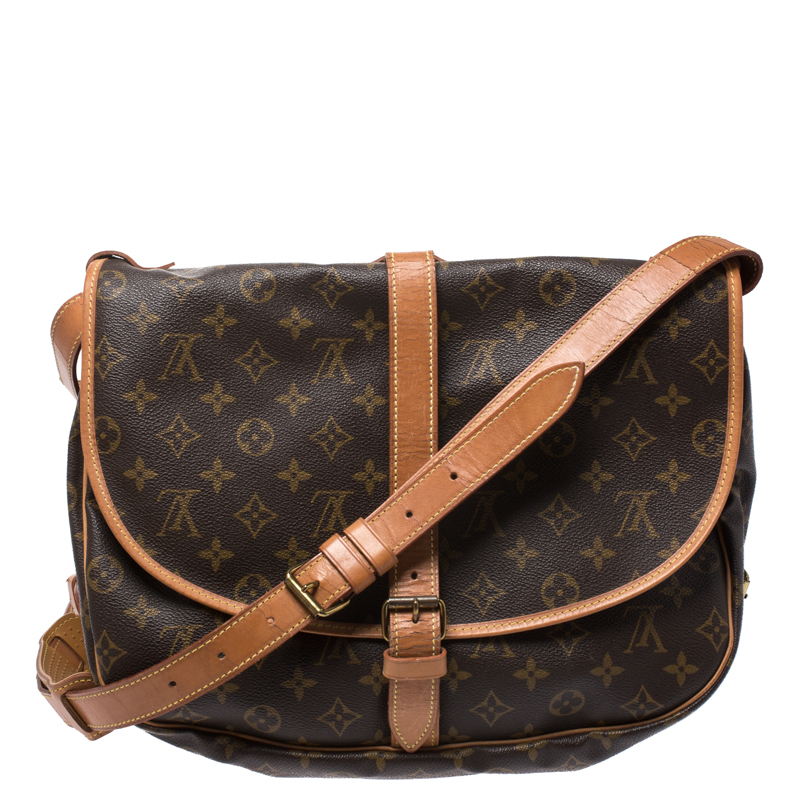 Louis Vuitton Monogram Canvas Saumur 35 Messenger Bag Louis Vuitton | TLC