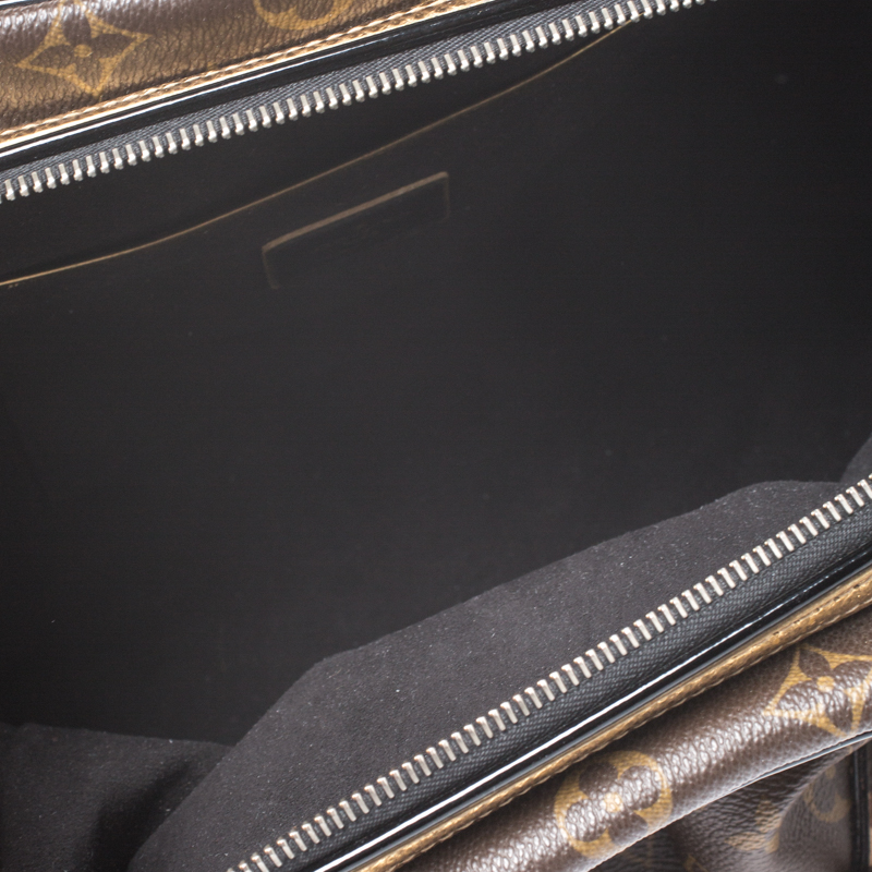 Louis Vuitton Brown/Gold Monogram Canvas, Calfhair and Lizard Adele Satchel  Louis Vuitton | The Luxury Closet