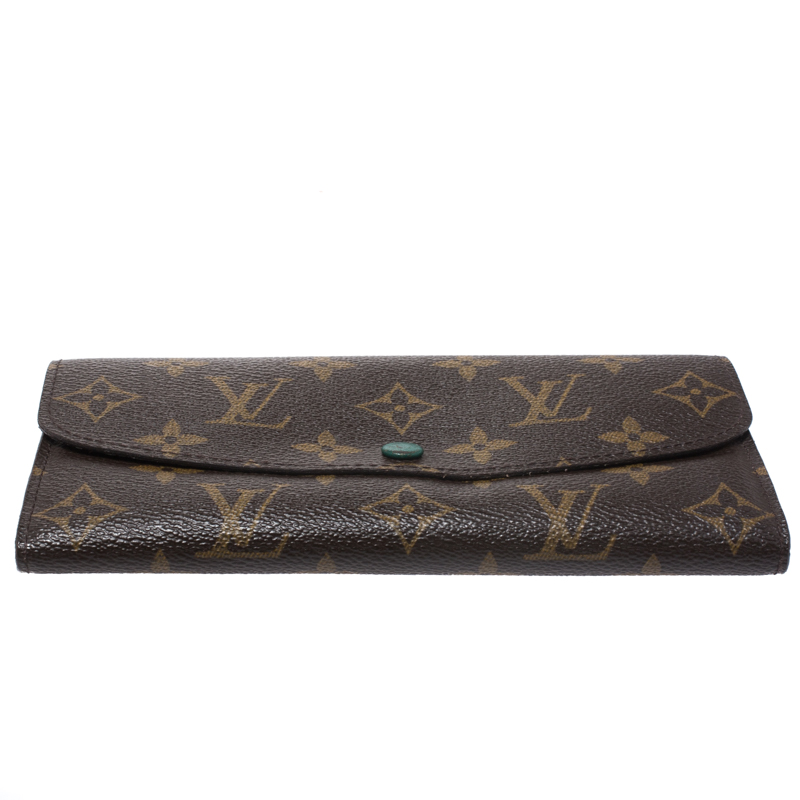 Emilie leather wallet Louis Vuitton Brown in Leather - 37519848