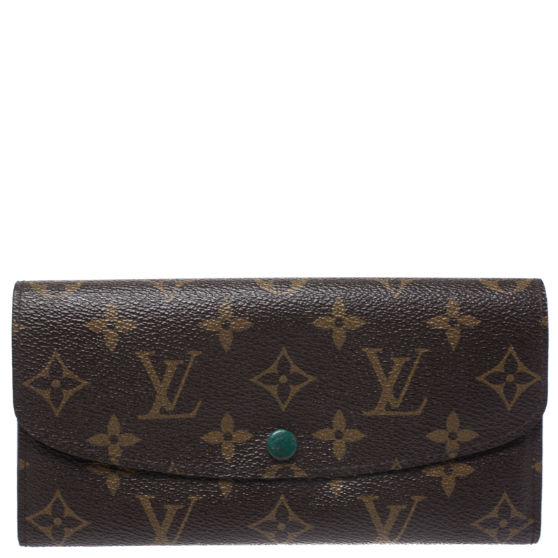 Emilie leather wallet Louis Vuitton Brown in Leather - 37139004