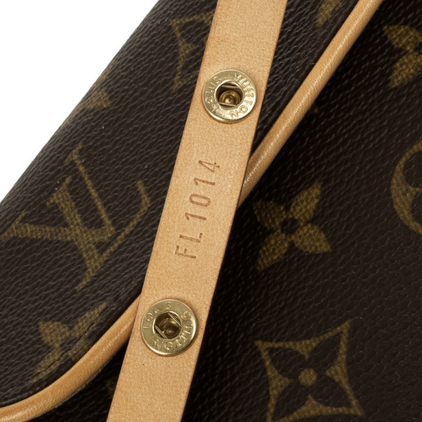 Louis Vuitton Monogram Pochette Florentine M51855 Brown Cloth ref.775918 -  Joli Closet