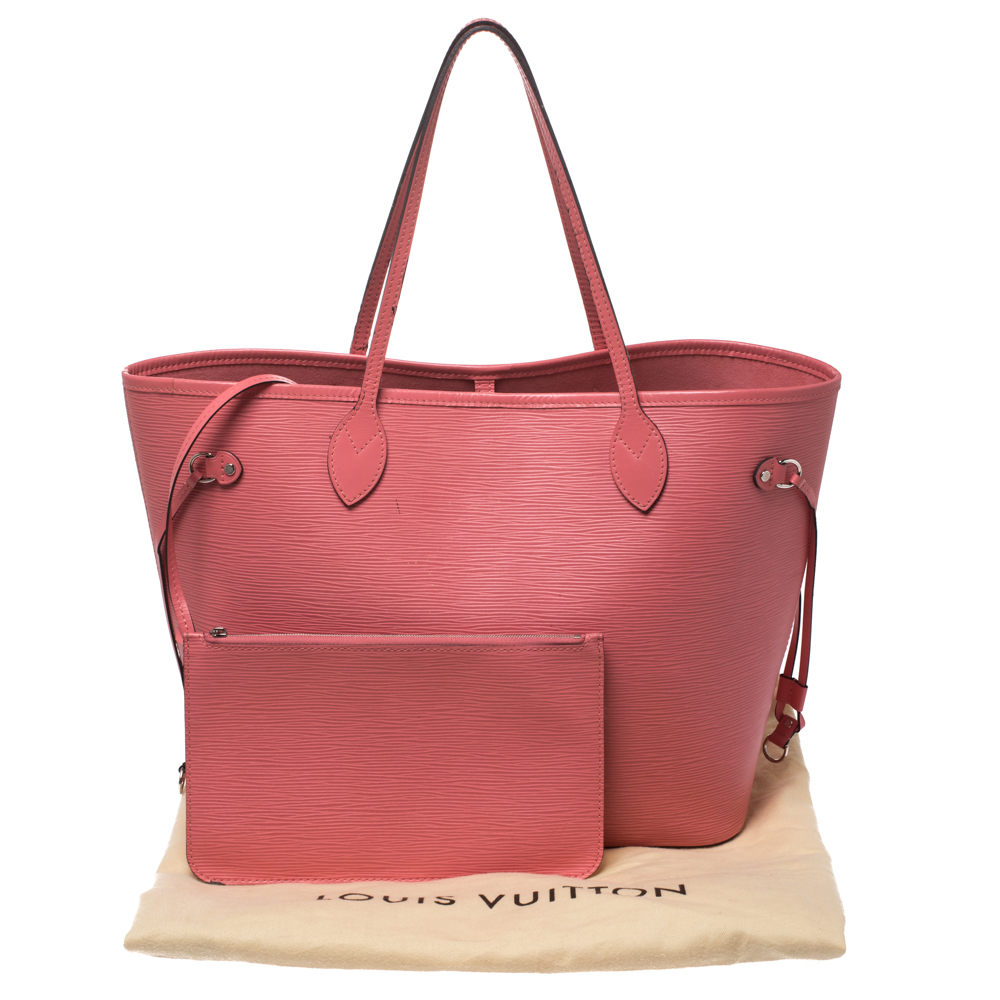 Louis Vuitton Coral Epi Leather Neverfull MM NM Bag - Yoogi's Closet