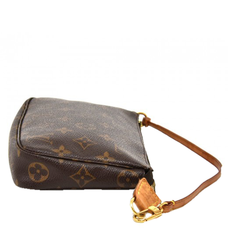 

Louis Vuitton Monogram Canvas Pochette Accessoire Bag, Brown