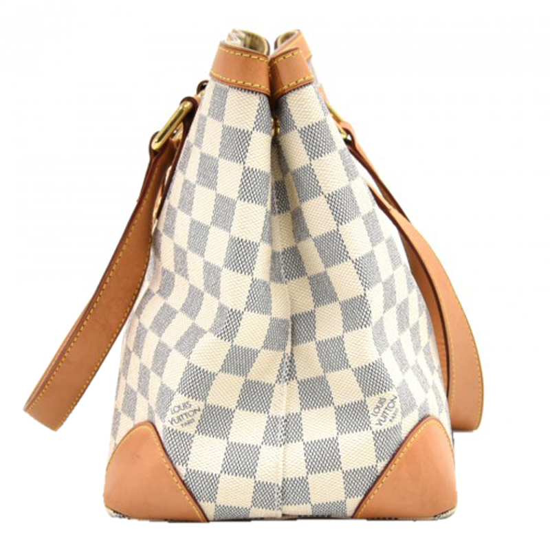 

Louis Vuitton Damier Azur Canvas Hampstead PM Bag, White