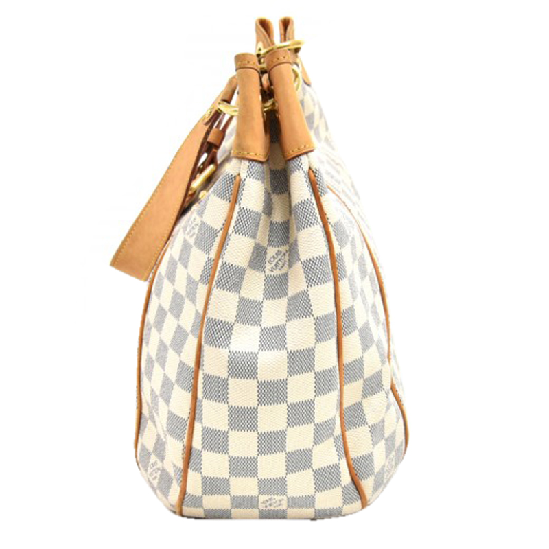 

Louis Vuitton Damier Azur Canvas Galliera PM Bag, White