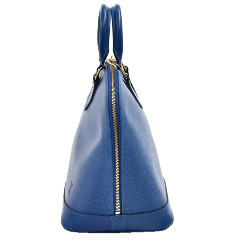 

Louis Vuitton Toledo Blue Epi Leather Alma Bag With Strap