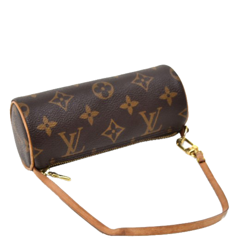 

Louis Vuitton Monogram Canvas Pochette Papillon, Brown